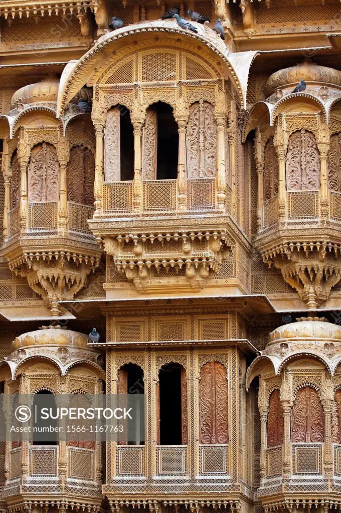 Parwan ki haveli  Jaisalmer  Rajasthan  India.