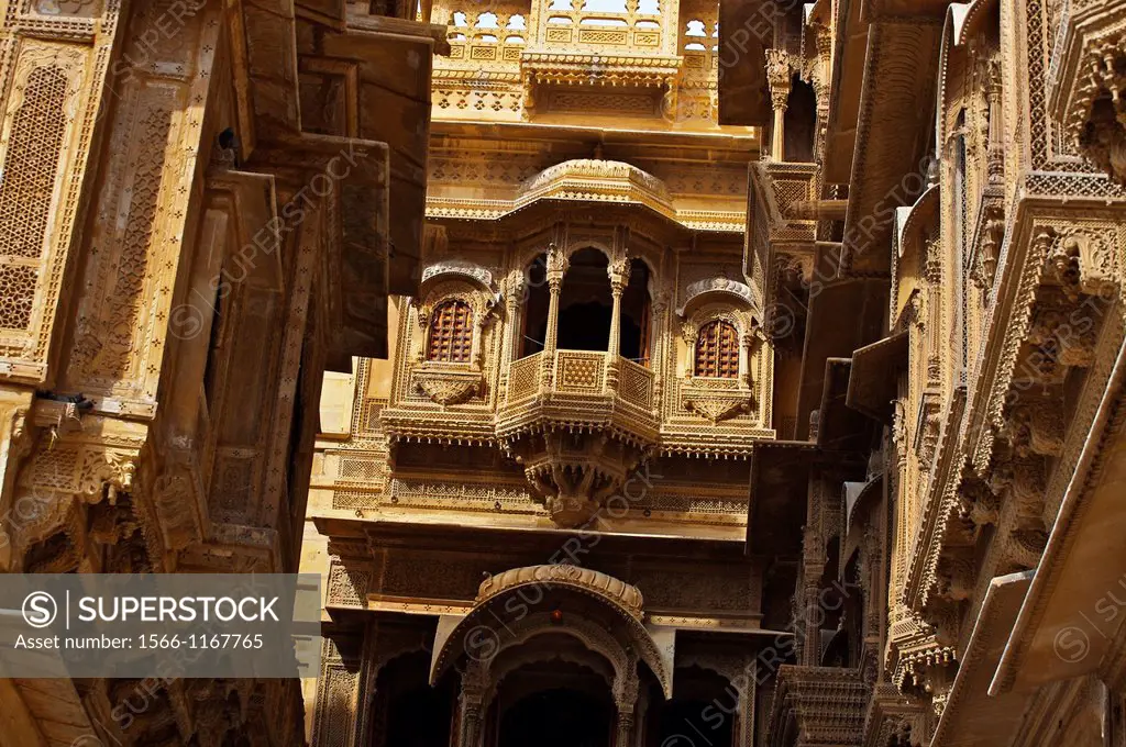 Parwan ki haveli  Jaisalmer  Rajasthan  India.