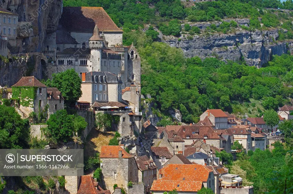 Rocamadour, Midi-Pyrenees Region, Lot Department, France, Europe