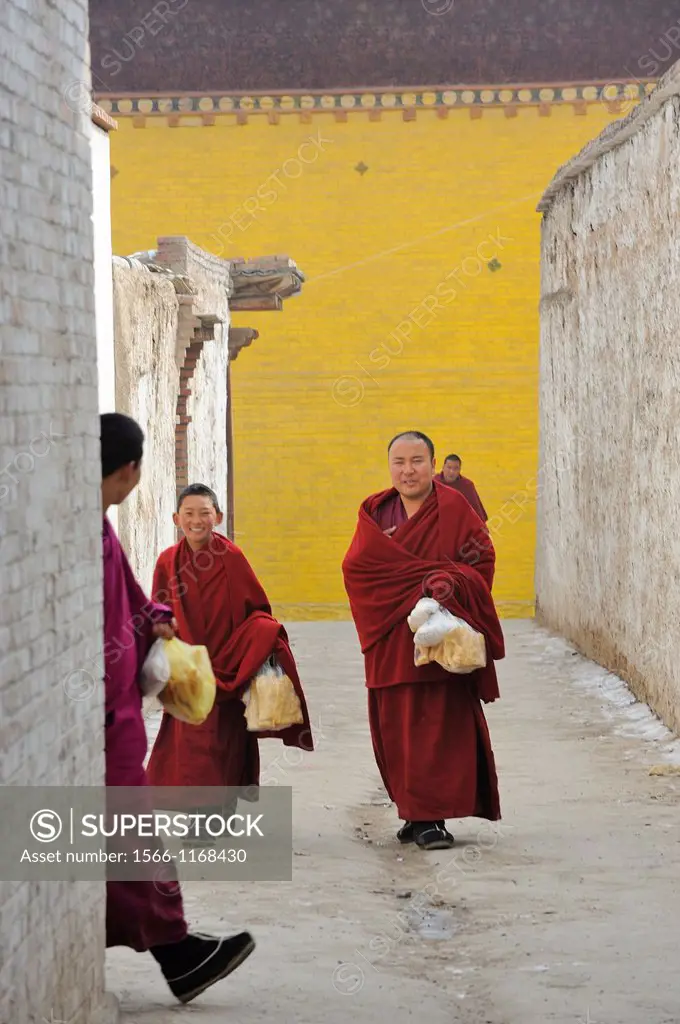 China, Qinghai, Amdo, Tongren Rebkong, Monastery of Rongwo Longwu Si