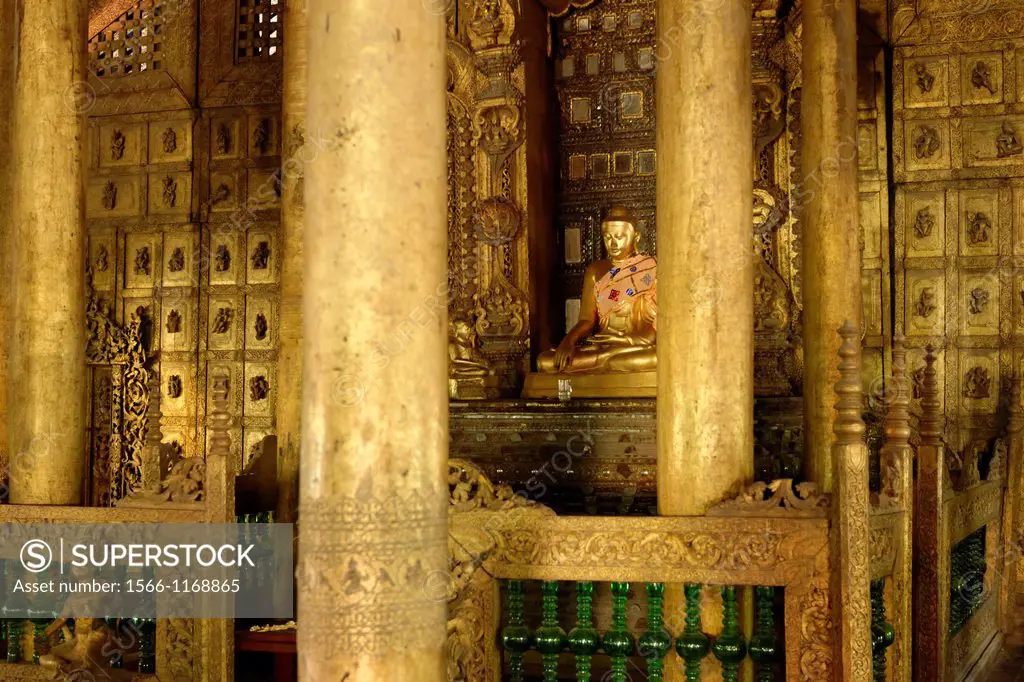 Shwenandaw Monastery or Golden Palace Monastery is a historical monastery located near Mandalay Hill  It was built by King Mindon in the 19th century ...