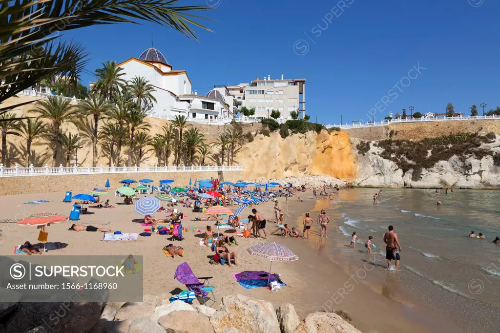 Benidorm, Alicante Province, Costa Blanca, Spain  Mal Pas beach
