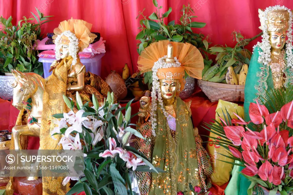 Nats altar  The biggest Nat ritual is held in Taungbyon, about twenty kilometers north of Wagung, in august, for six days including the full moon of W...