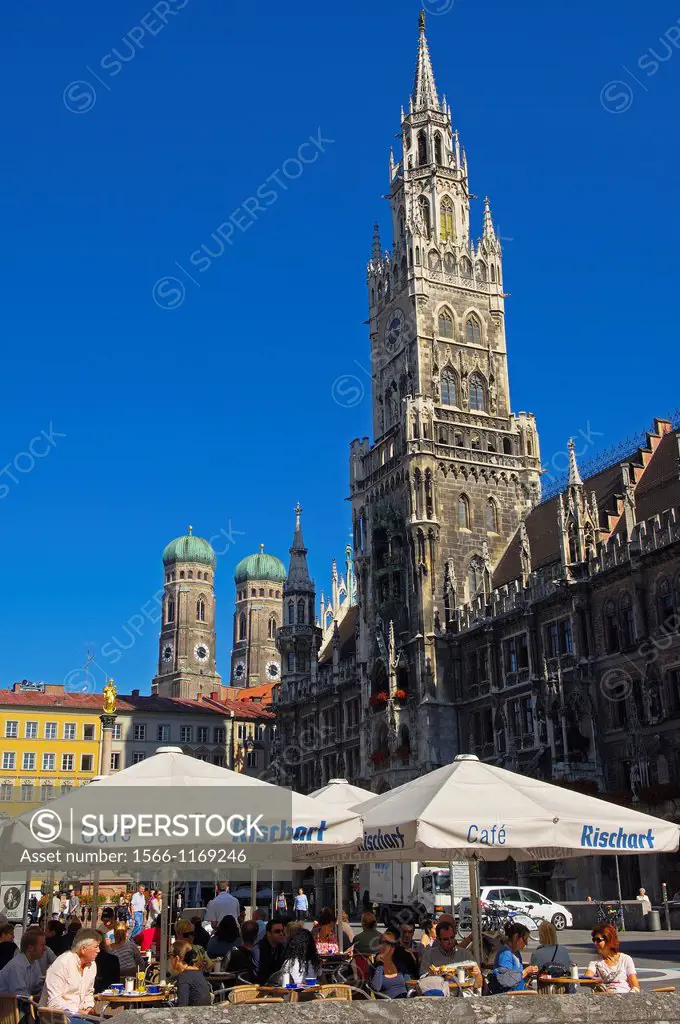 Munich, Neues Rathaus, New Town Hall, Marienplatz, Bavaria, Germany