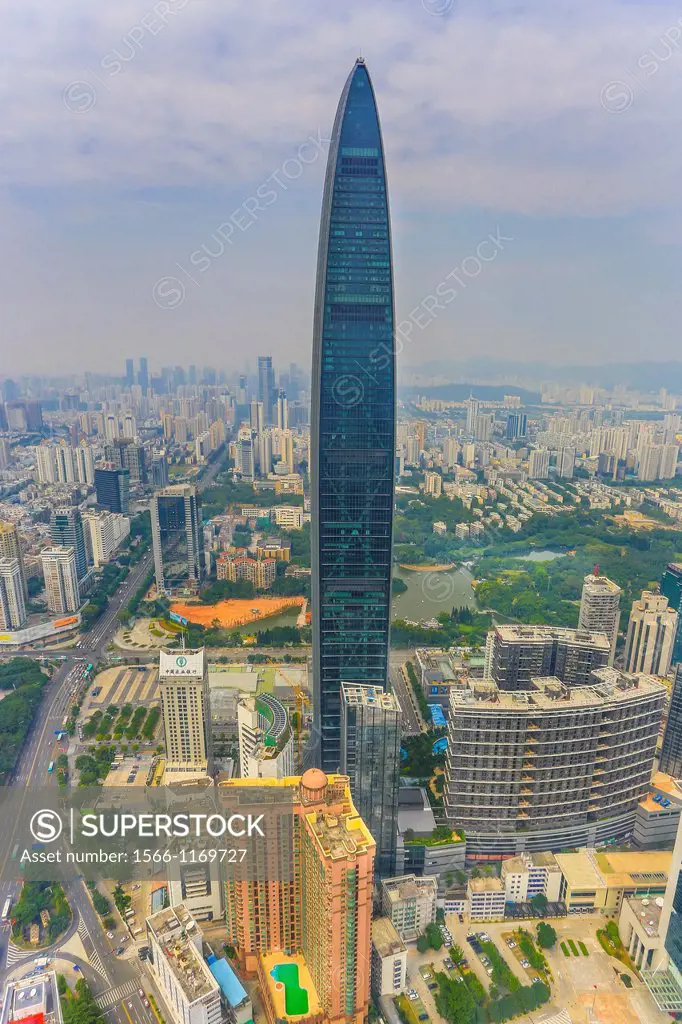 China , Shenzhen City,KK 100 Tower , 9th  talles bldg in the world