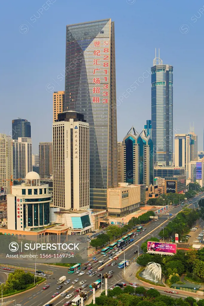 China , Shenzhen City,Huaqiangbei Street, downtown