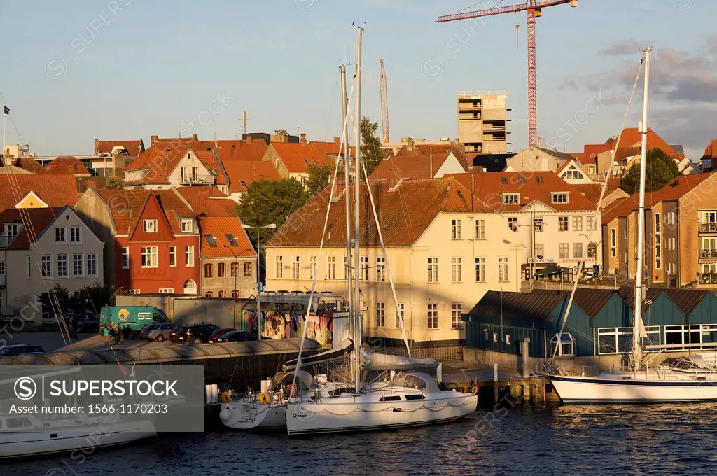 Habor of Sonderborg, Denmark, Baltic Sea