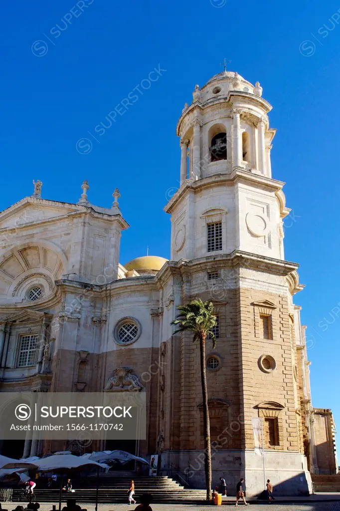 Cadiz Spain  West Tower of the Cathedral of Cadiz