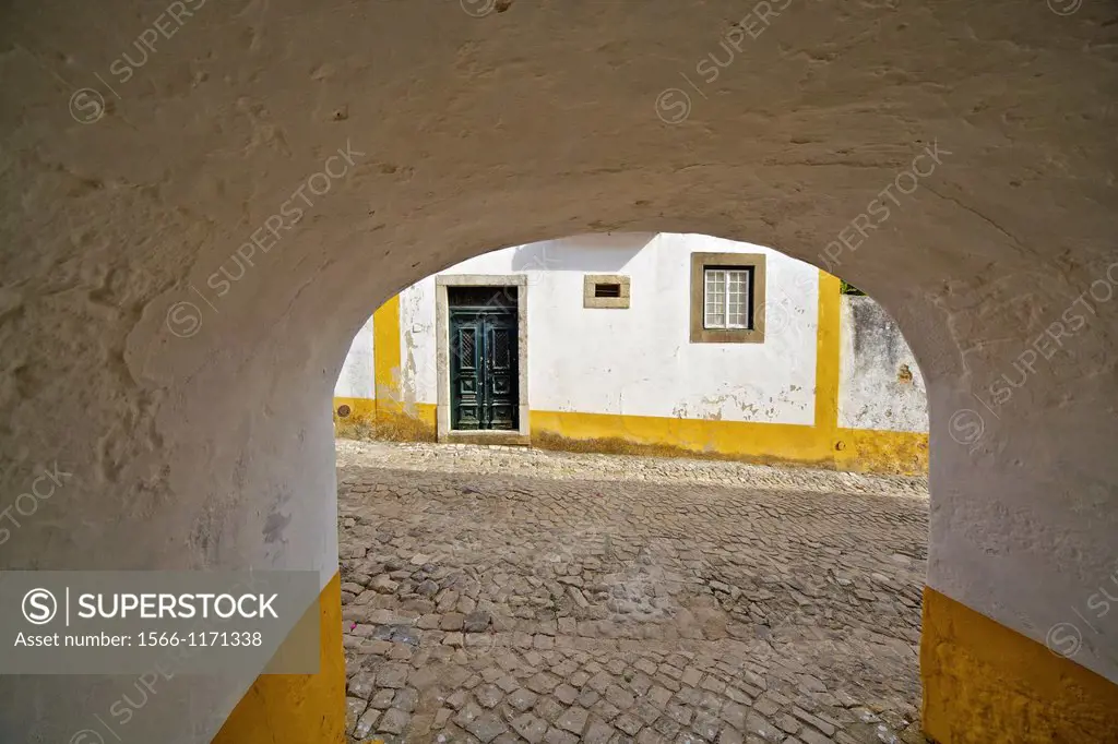 Tunnel Leading to the Medieval Village of Obidos