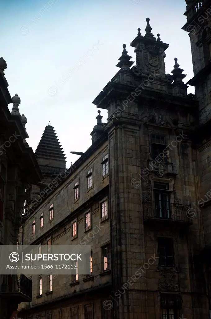 Edificio, arquitectura, Santiago de Compostela, La Coruña, Galicia, España, Building, Architecture, Santiago de Compostela, Corunna, Galicia, Spain