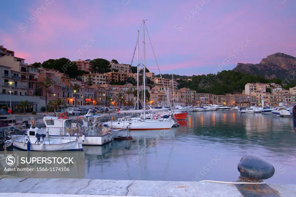 Port de Soller, Tramuntana, Mallorca, Balearic Islands, Spain