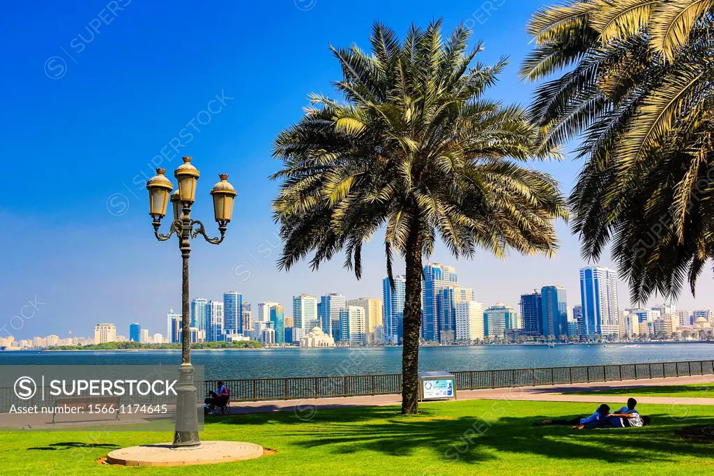 United Arab Emirates UAE , Sharjah City ,Khaued Lagoon