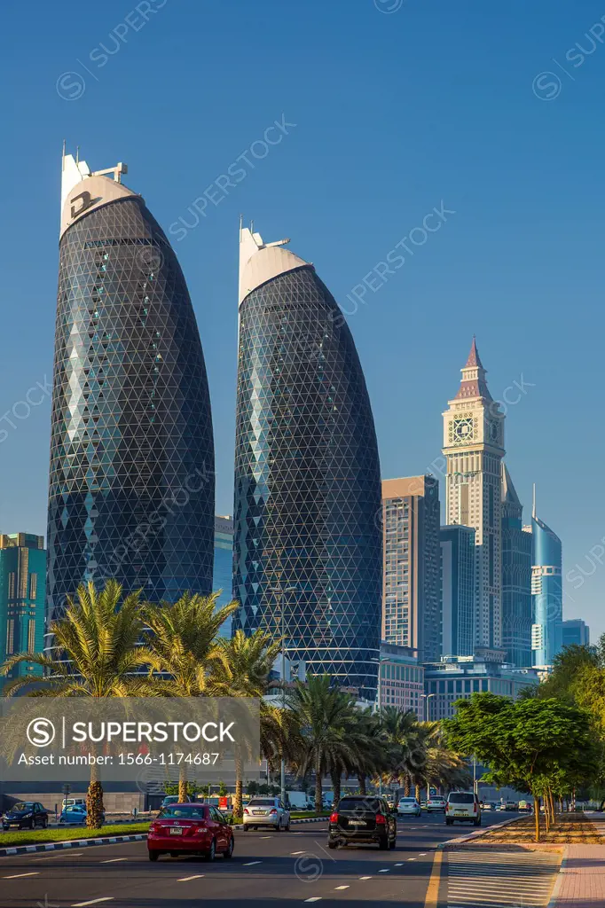 United Arab Emirates UAE , Dubai City ,Trade Center District