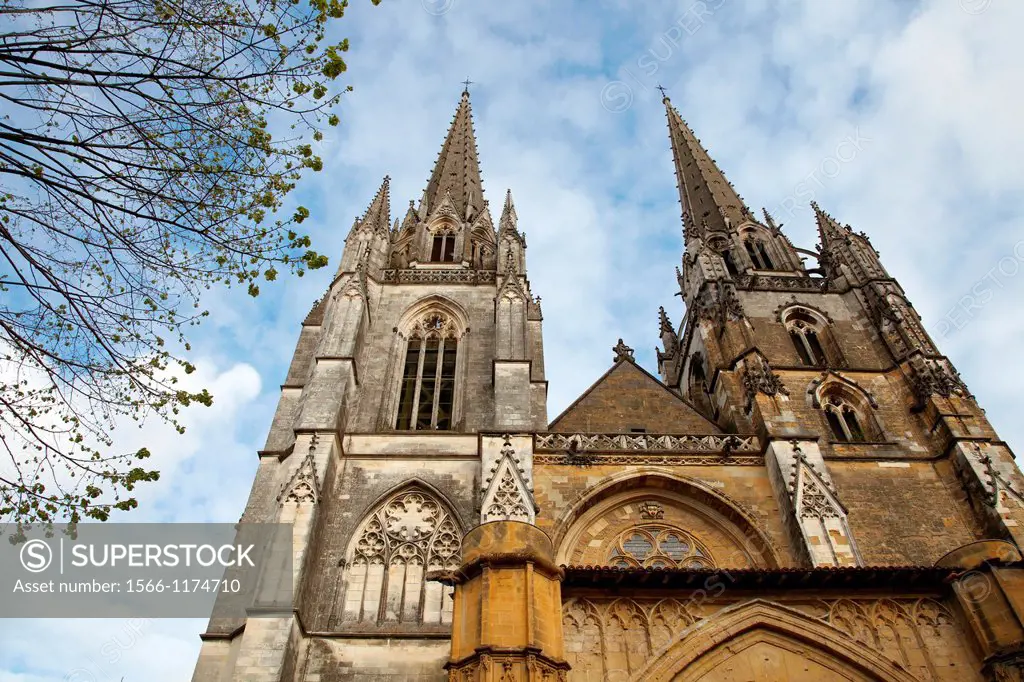 Saint Mary of Bayonne Cathedral, Prèbendes street, Bayonne, Aquitaine, Pyrenees Atlantiques, France.