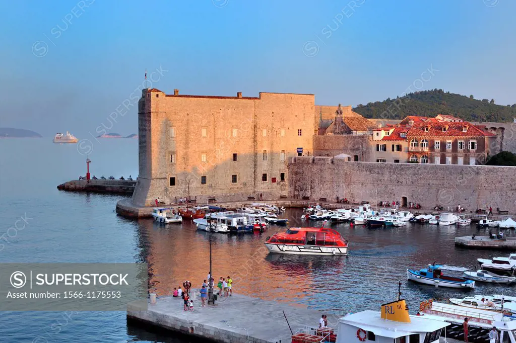 Dubrovnik harbor, Dalmatia, Croatia