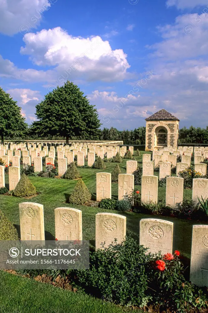 France Beautiful La Chapellette British and Indian Cemetery WWI in France