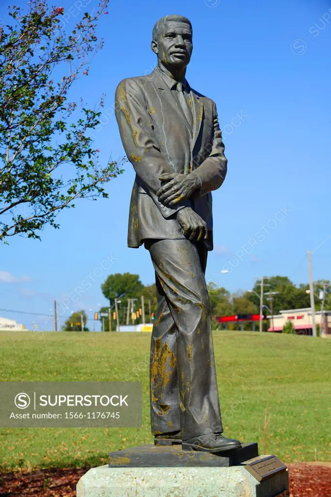 Medgar Evers Statue Jackson Mississippi MS US