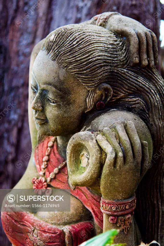 Stone statue  Phi Phi Don island  Krabi province, Andaman Sea, Thailand
