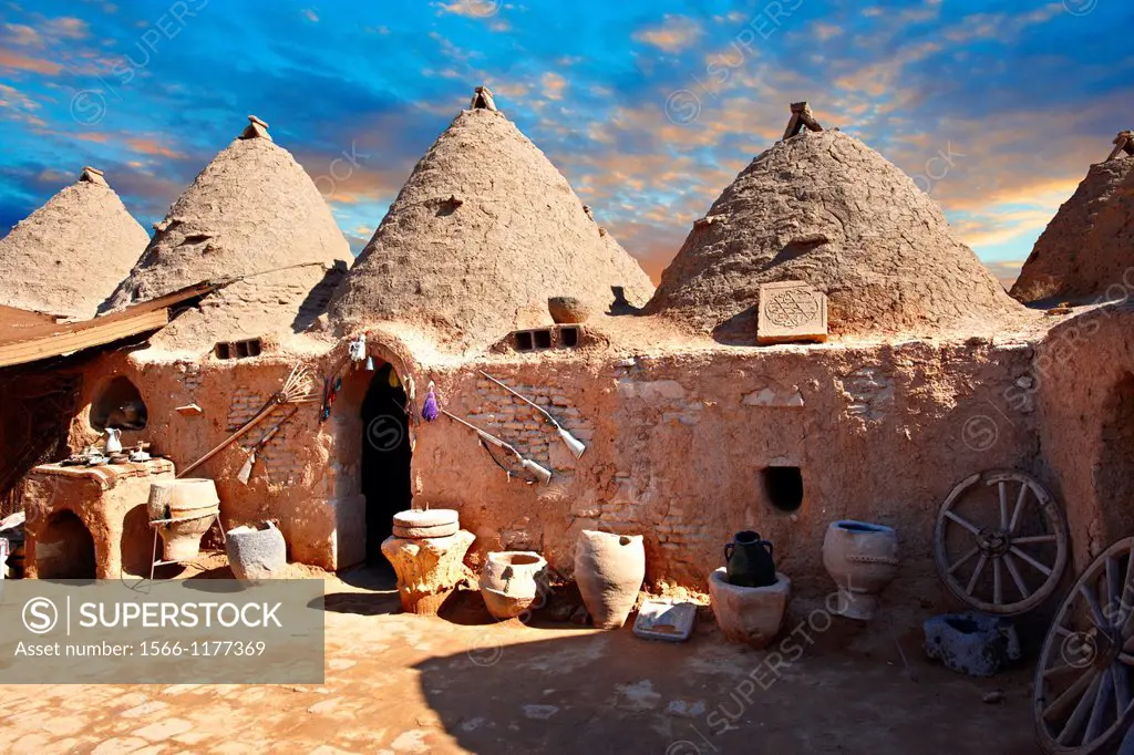 Pictures of the beehive adobe buildings of Harran, south west Anatolia, Turkey Harran was a major ancient city in Upper Mesopotamia Turkey, The locati...