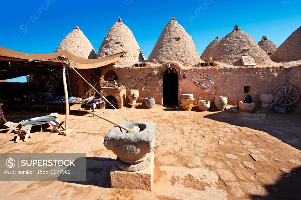 Pictures of the beehive adobe buildings of Harran, south west Anatolia, Turkey Harran was a major ancient city in Upper Mesopotamia, Turkey, 24 miles ...