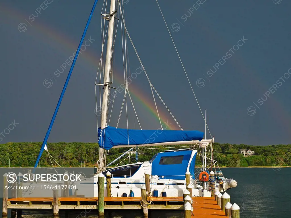 Rainbow over Martha´s Vinyard, Massachusetts