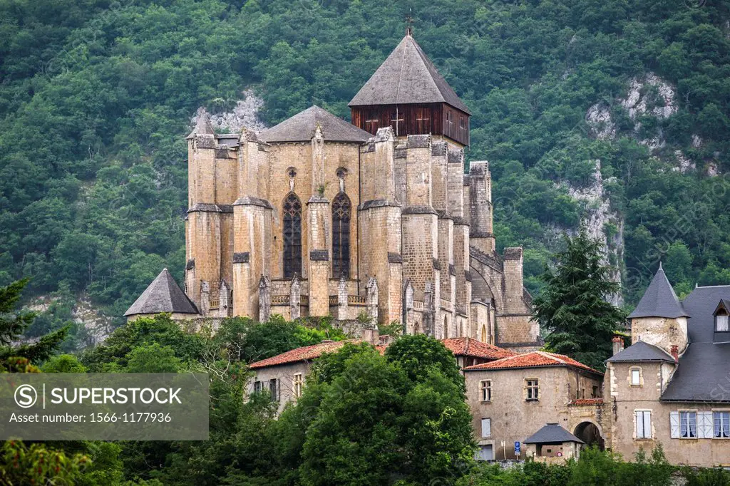 Cathedral Notre-Dame de Saint-Bertrand-de-Comminges, Midi-Pyrénées, France