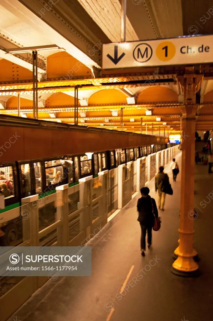 Gare de Lyon, metro station, Paris, France