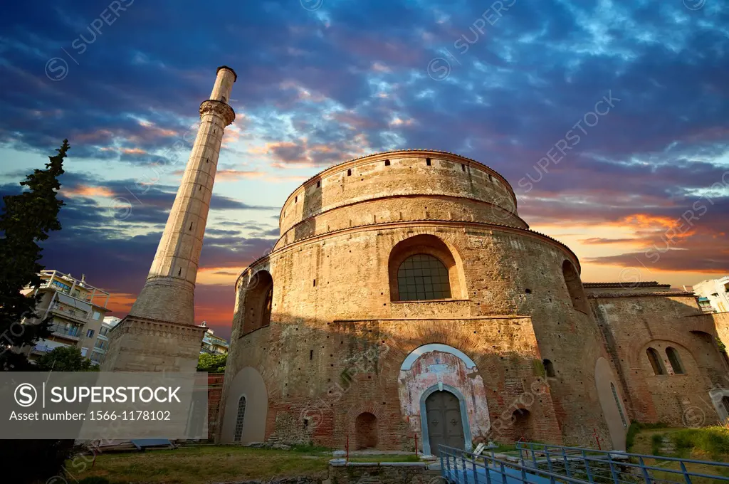 4th century Roman rotunda Church of Agios Georgios or the Rotunda of St  George built in 311 as the mauselum of Galerius but never used  Converted by ...