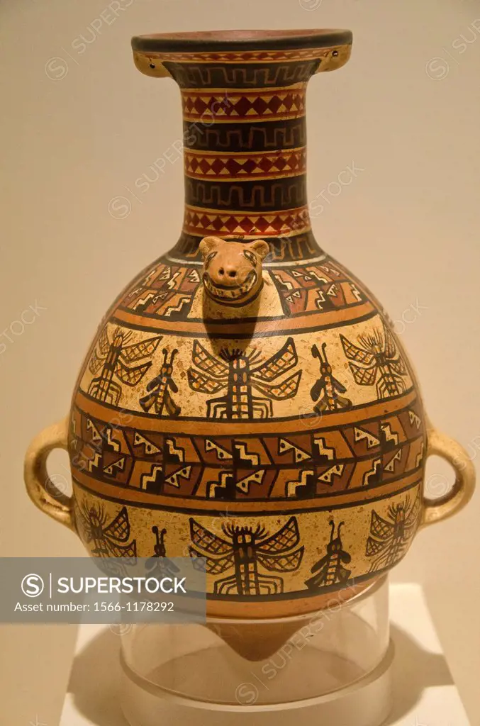 Ceramic vessel  Inca culture 1438 AC-1572 AC  Perú