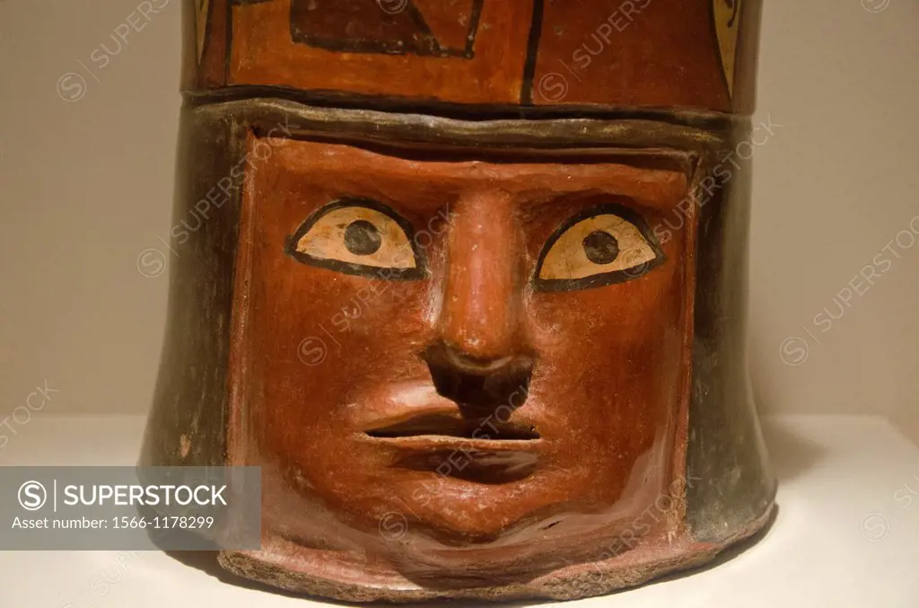 Ceramic vessel  Tiwanaku culture 1500 BC-1200 BC  Perú
