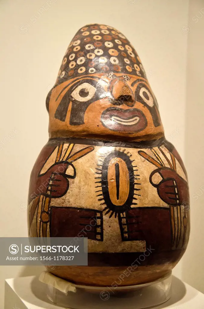 Ceramic vessel, erotic art  Nazca culture 100AC-800AC  Perú