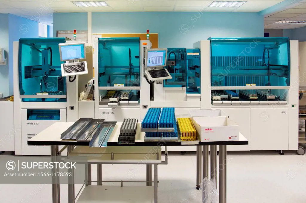 Hematology Laboratory, Task targeted automation system, Donostia Hospital, San Sebastian, Donostia, Gipuzkoa, Basque Country, Spain