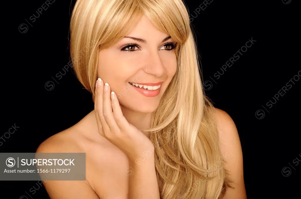 Beautiful young woman smiling