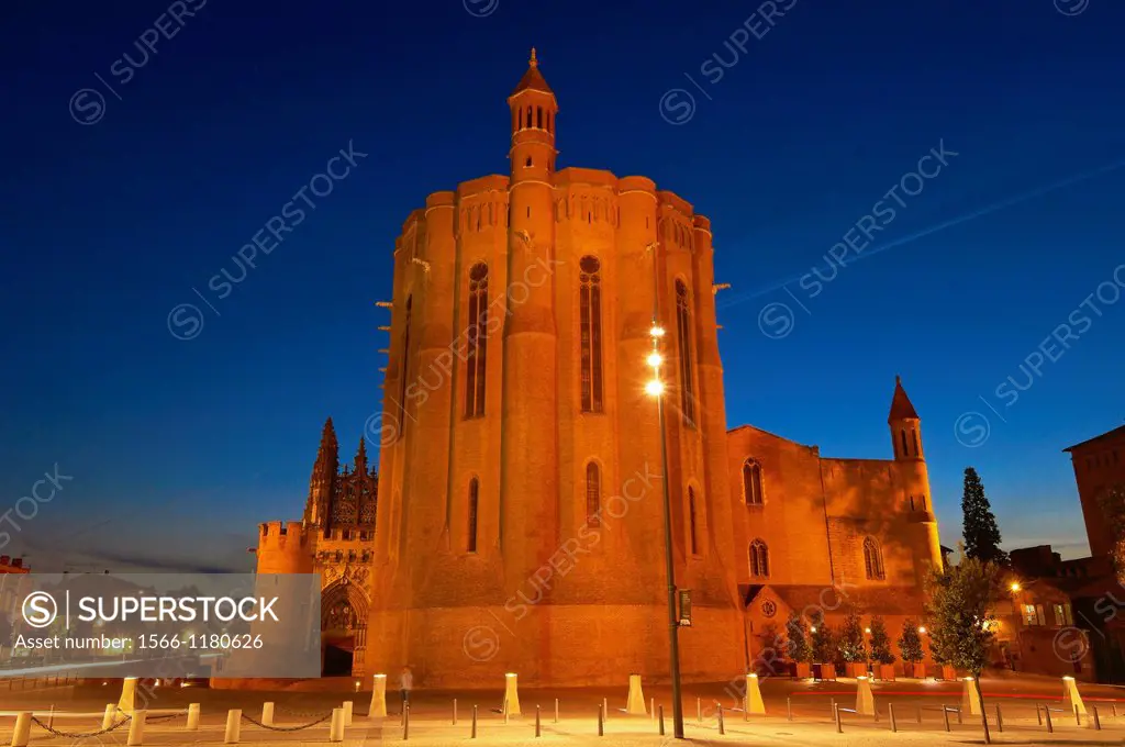 Albi, Cathedral of Saint Cecilie, Tarn, Midi-Pyrenees, France, Europe.