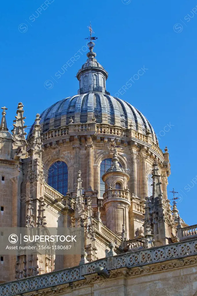 New Cathedral of Salamanca, city declarated World Heritage by UNESCO  Castilla y León  Spain