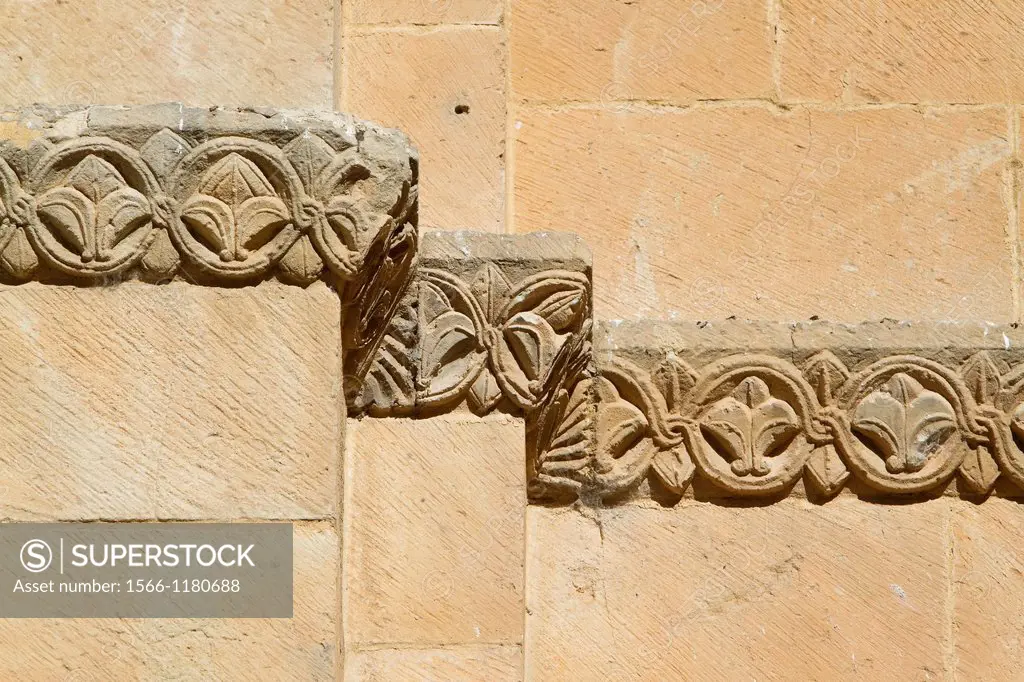 Detail of Old Cathedral of Salamanca, city declarated World Heritage by UNESCO  Castilla y León  Spain