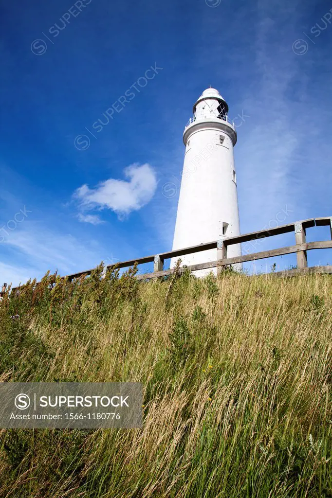 St Marys Lighthouse on St Marys Island Whitley Bay North Tyneside Tyne and Wear England
