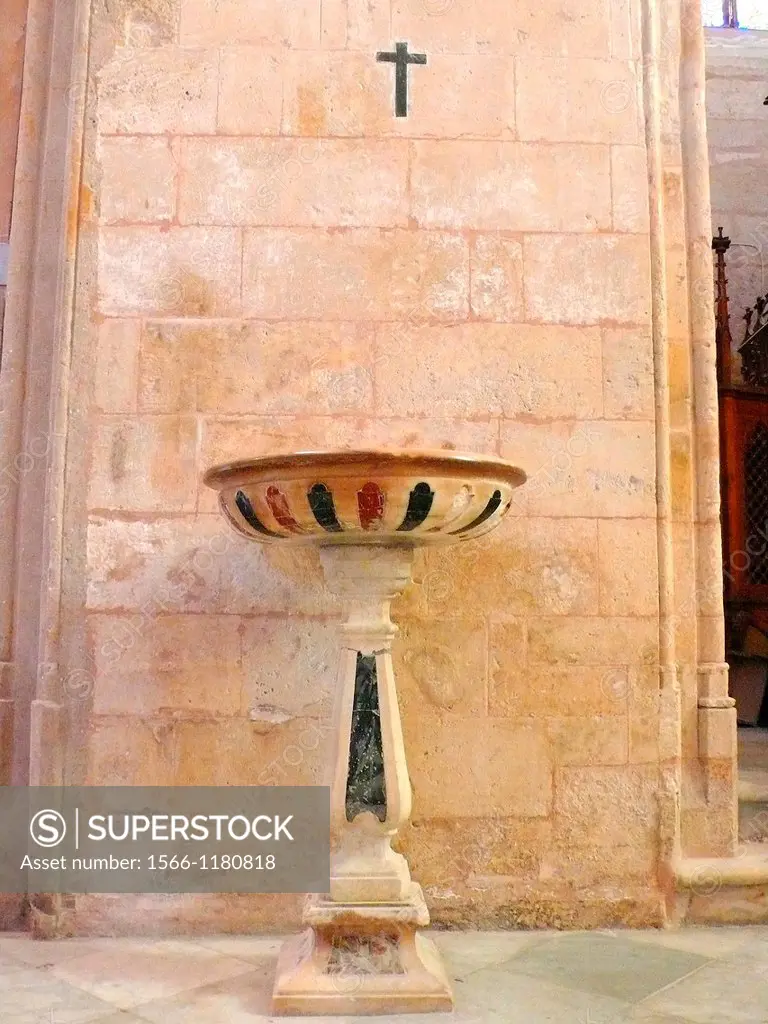 Baptistery of Ciutadella cathedral  Minorca, Balearic Islands, Spain