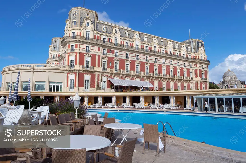 Hotel du Palais, Biarritz, Aquitaine, Basque Country, Pyrenees Atlantiques, 64, France