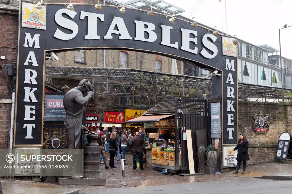 Stables market, Horse Stables, Camden Lock Market, Camden Lock, Camden, London, England, United Kingdom, Europe