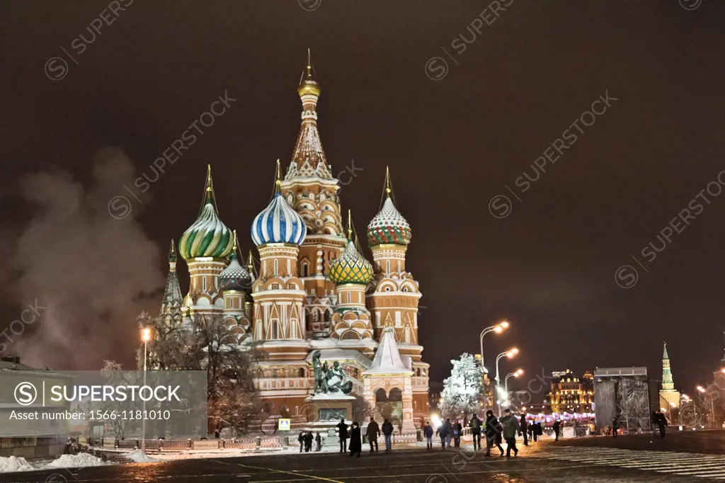 Saint Basil´s Cathedral, Red Square, Moscow, Russia