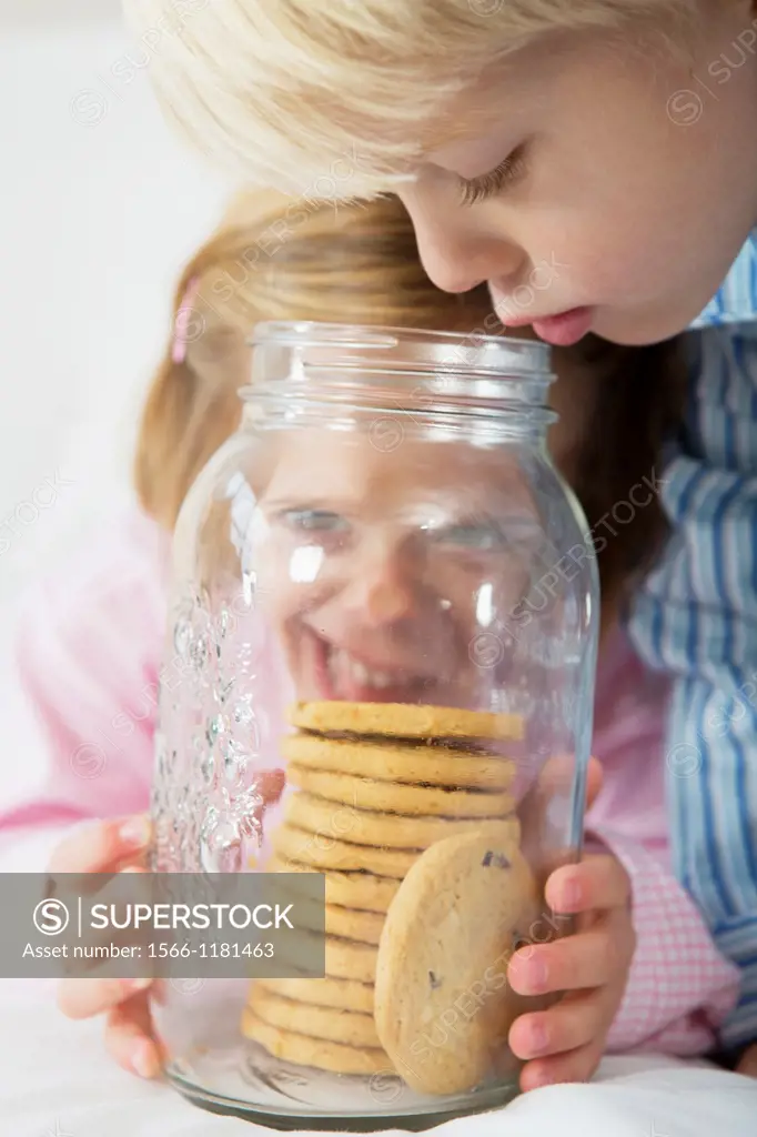 Kids with their hand in the cookie jar