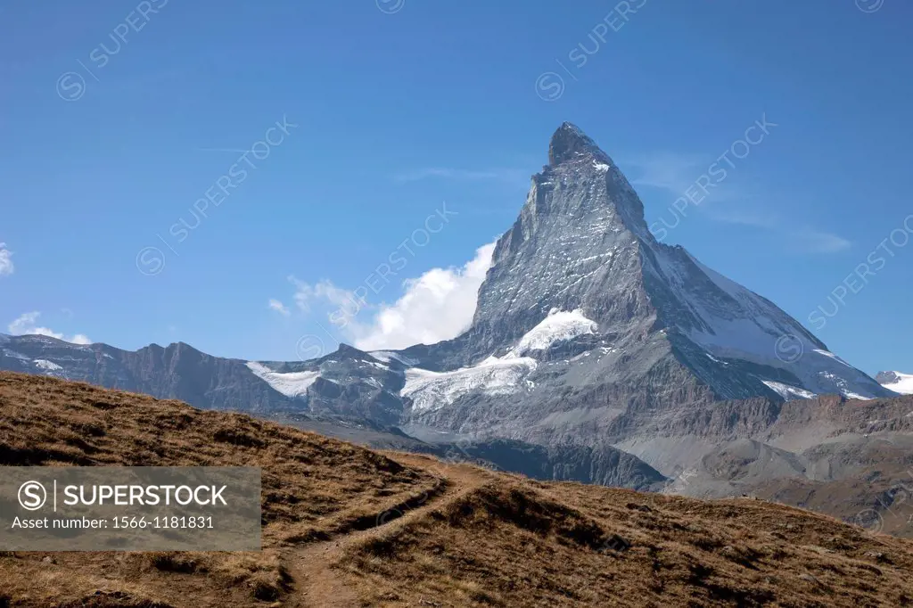 Switzerland  Canton Valais  Zermatt  The Matterhorn.