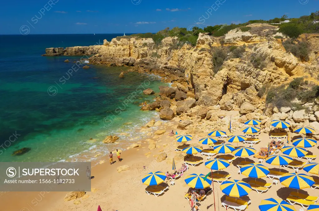 Do Castelo Beach, Albufeira, Praia Do Castelo, Algarve, Portugal, Europe
