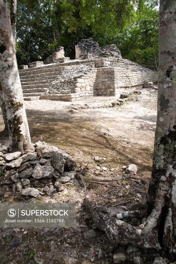 Archeological site Balamku, Yucatan Peninsula, Campeche, Mexico