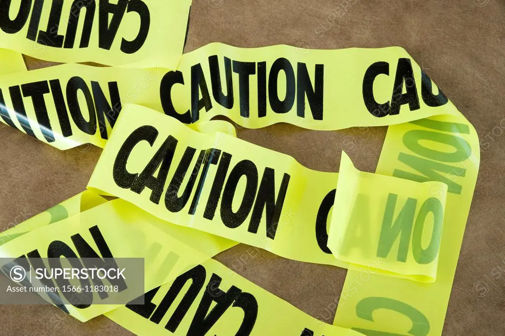 A strip of ´Caution´ tape