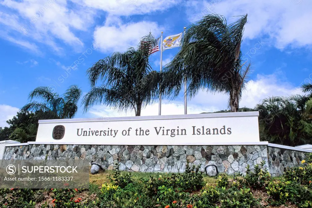 St Thomas in capital of Charlotte Amalie at the campus of the University of the Virgin Islands