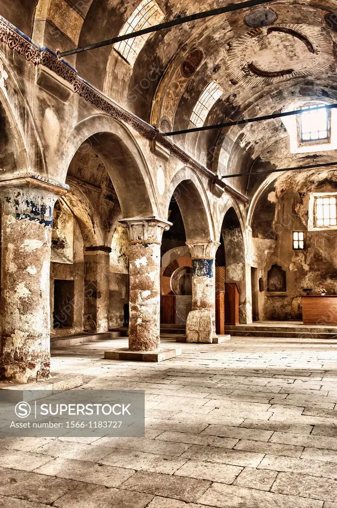 St Constantine and Helena Church, Interior, Mustafapasa, Cappadocia, Anatolia, Turkey