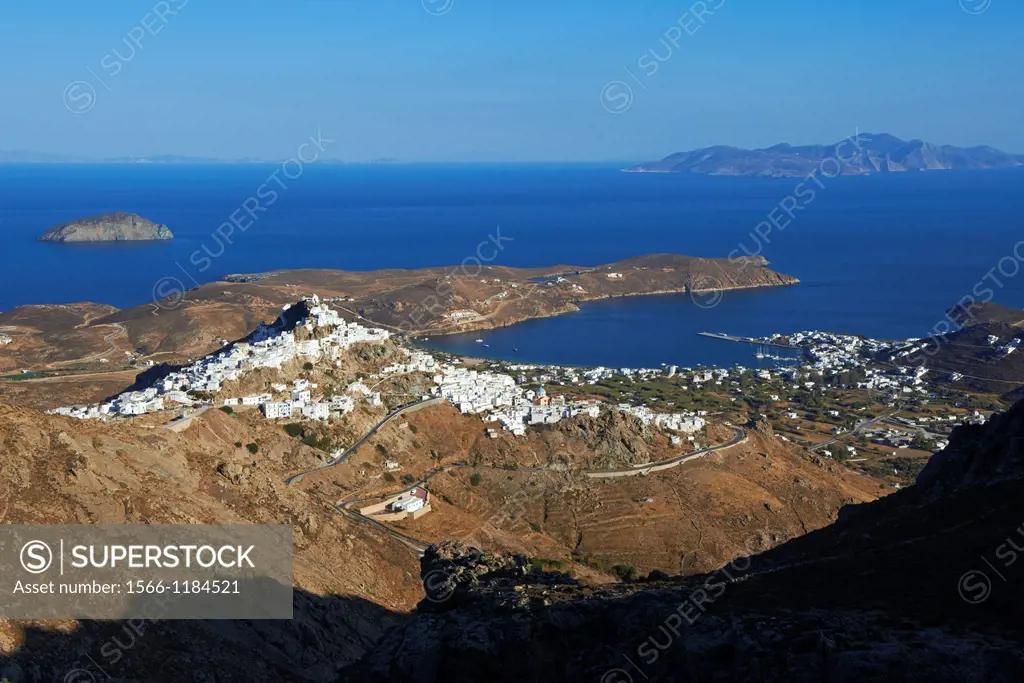Greece, Cyclades Islands, Serifos island, Hora the capital city