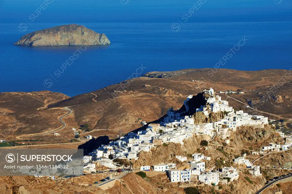 Greece, Cyclades Islands, Serifos island, Hora the capital city